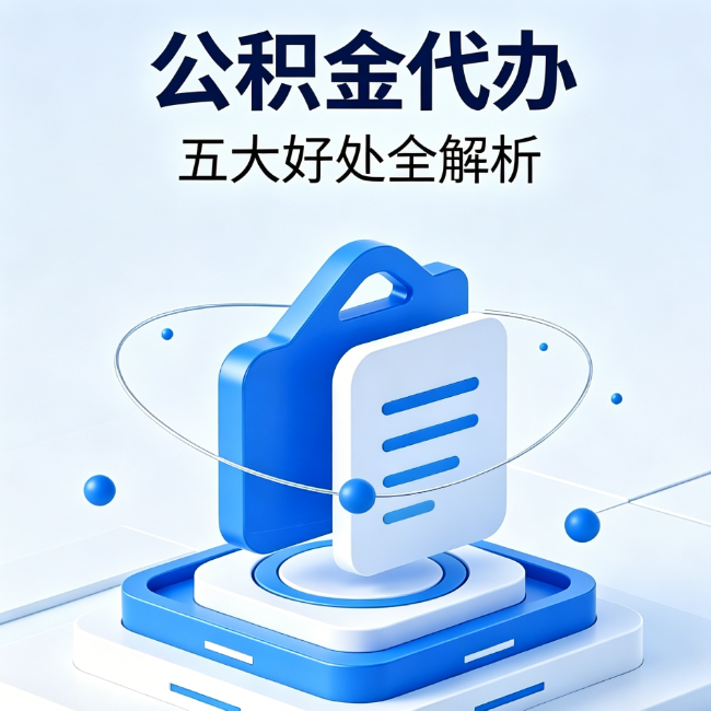 济南公积金代办到底值不值？这5大好处让你少走弯路